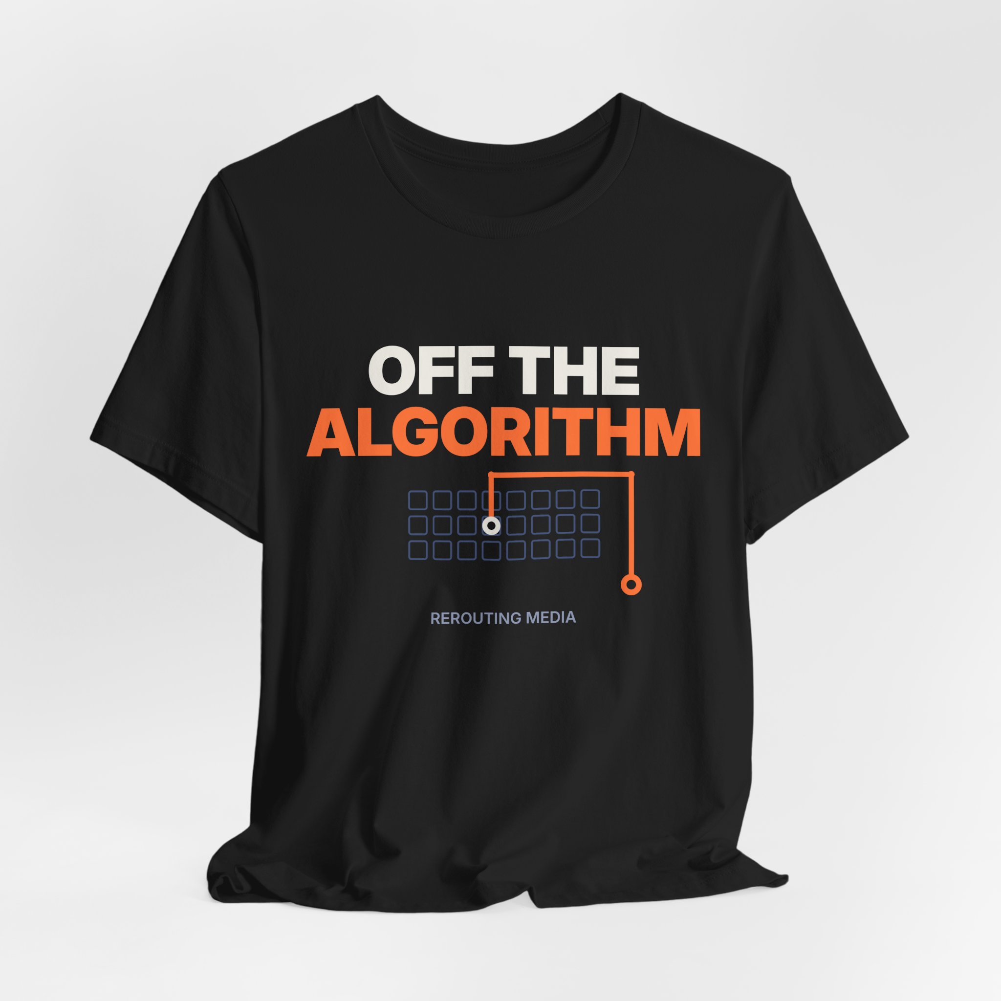 Off the Algorithm Tee — Rerouting Media - Image 4