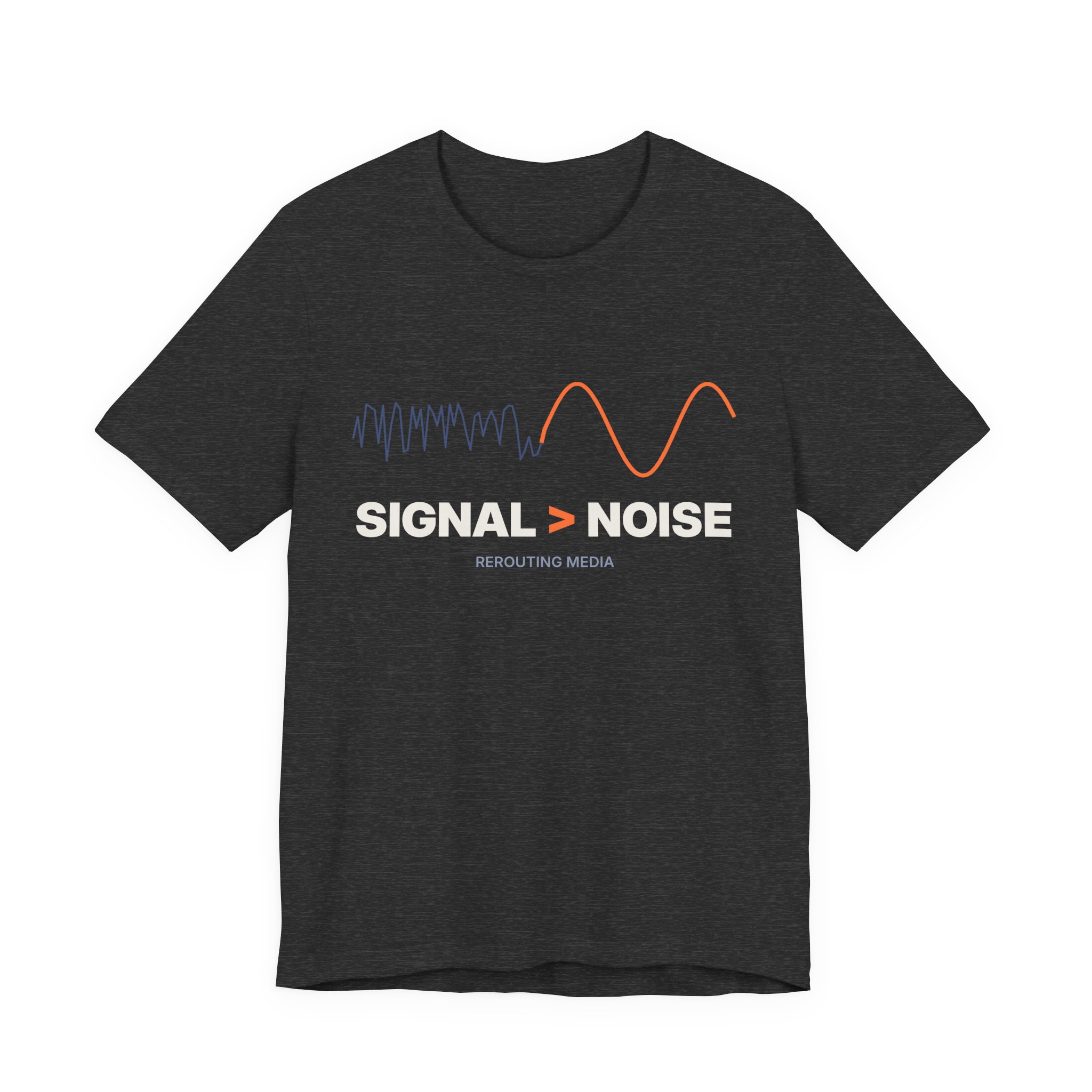 Signal > Noise Tee — Rerouting Media - Image 5
