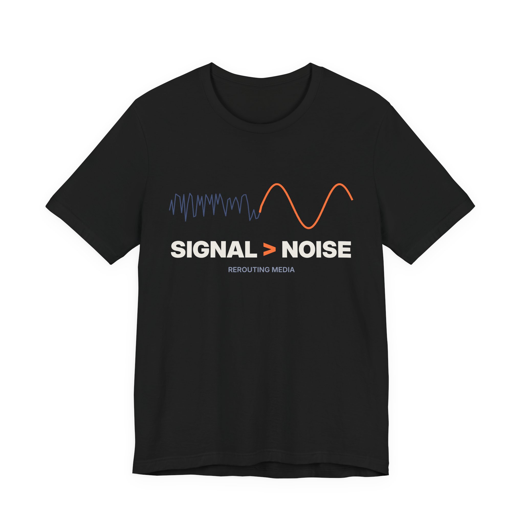 Signal > Noise Tee — Rerouting Media