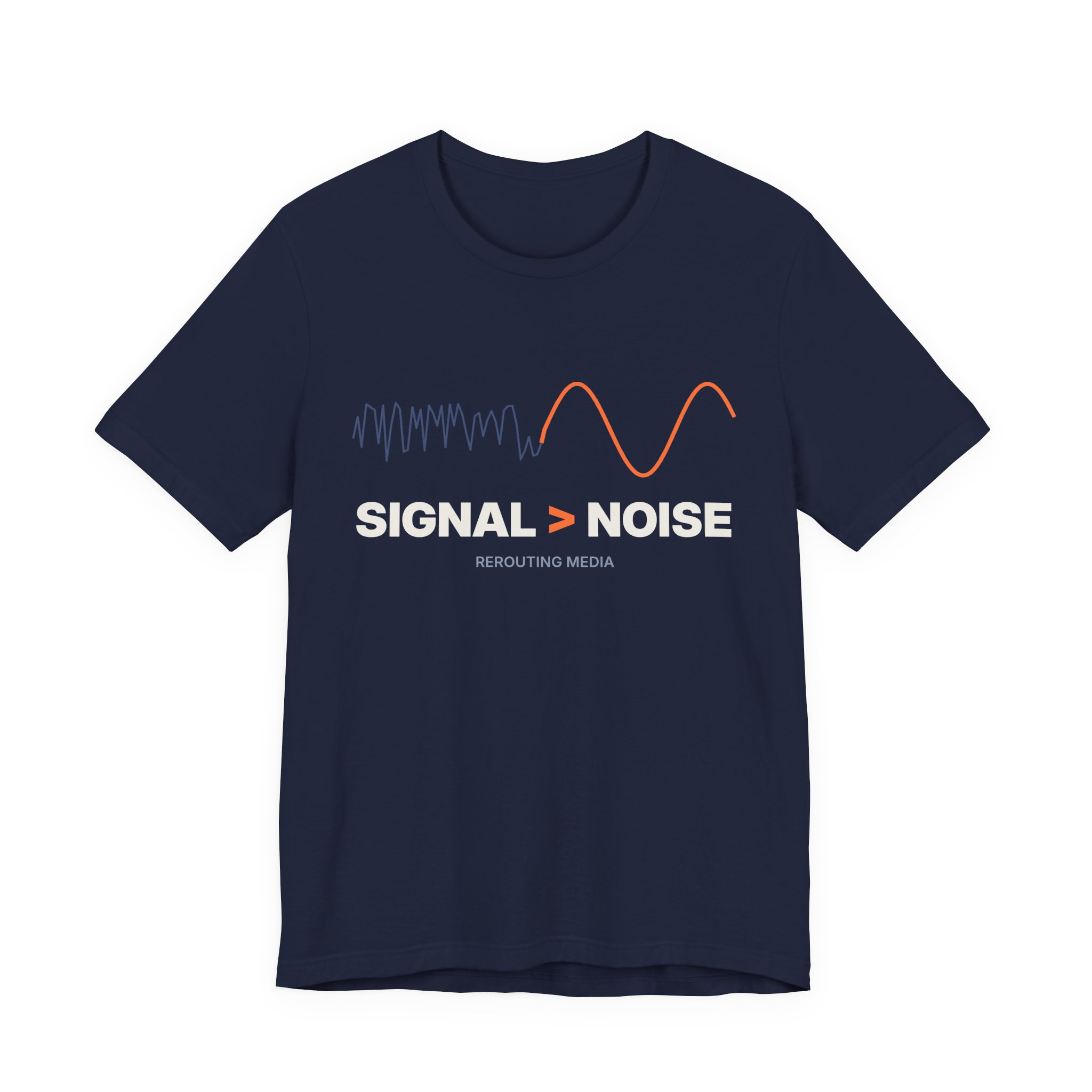 Signal > Noise Tee — Rerouting Media - Image 9
