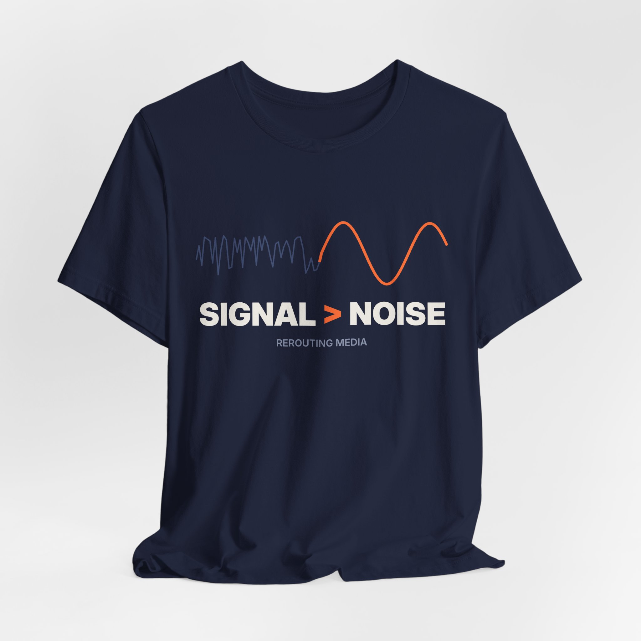Signal > Noise Tee — Rerouting Media - Image 12