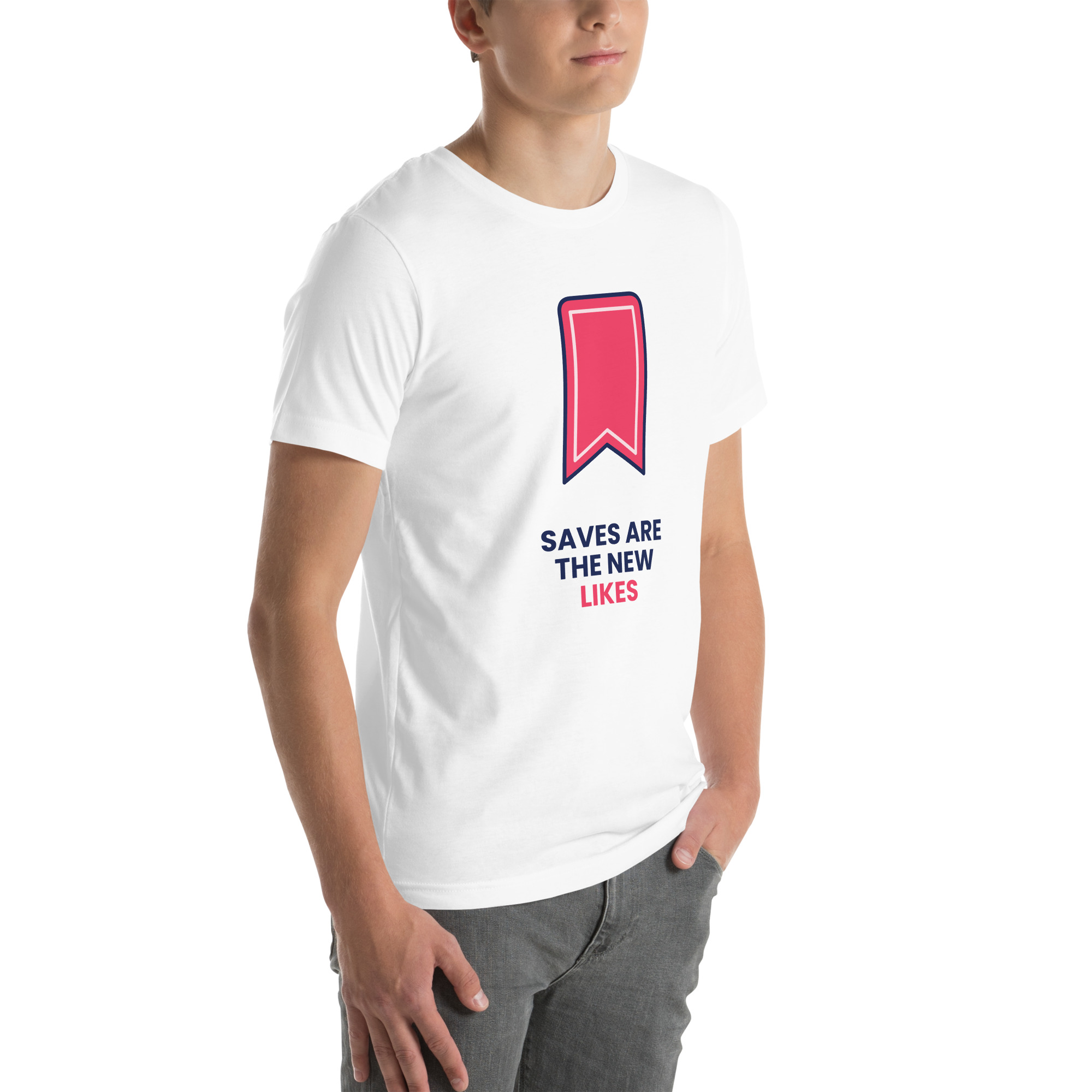 Saves Are the New Likes Tee - Image 6